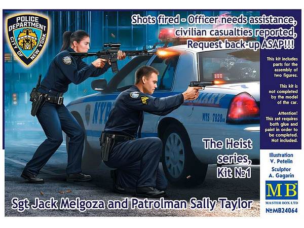 The Heist Series, Kit No.1 Shots Fired Officer Needs Assistance, Civilian Casualties Reported, Request Back-Up ASAP!!! Sgt Jack Melgoza and Patrolman Sally Taylor