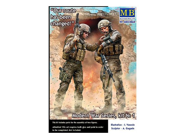 Modern War Series, Kit No.1. Our Route Has Been Changed!