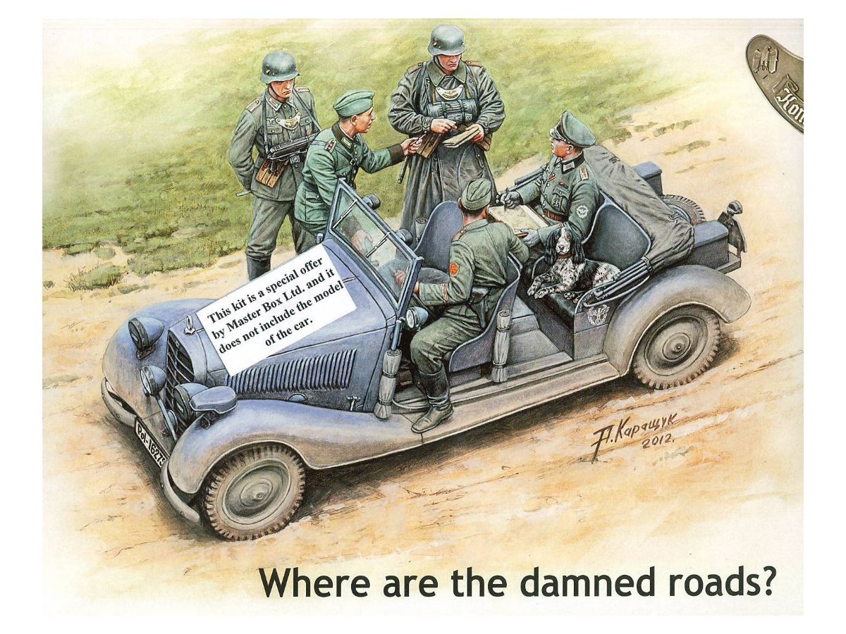 Where are the Damned Roads? Figures (without Staff Car)