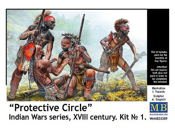 Protective Circle. Indian Wars Series, XVIII Century. Kit No.1