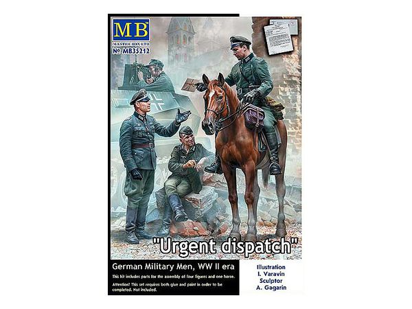 Urgent Dispatch German Military Men, WW II era