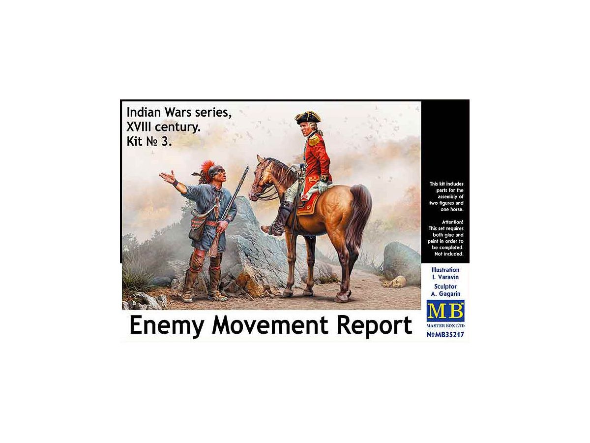 Protective Circle. Indian Wars Series, XVIII Century. Kit No.3 Enemy Movement Report