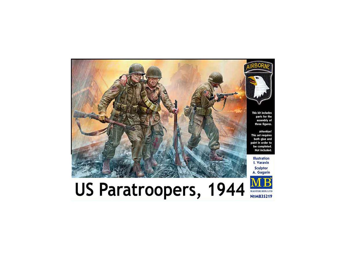 U.S. Paratrooper 1944 (set of 3)