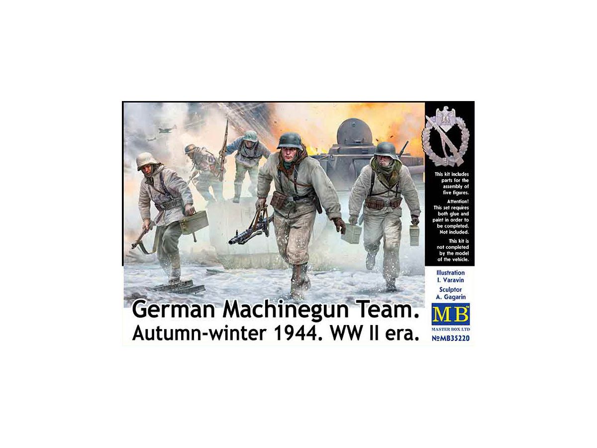 WW.II German Machine Gun Team Fall-Winter 1944