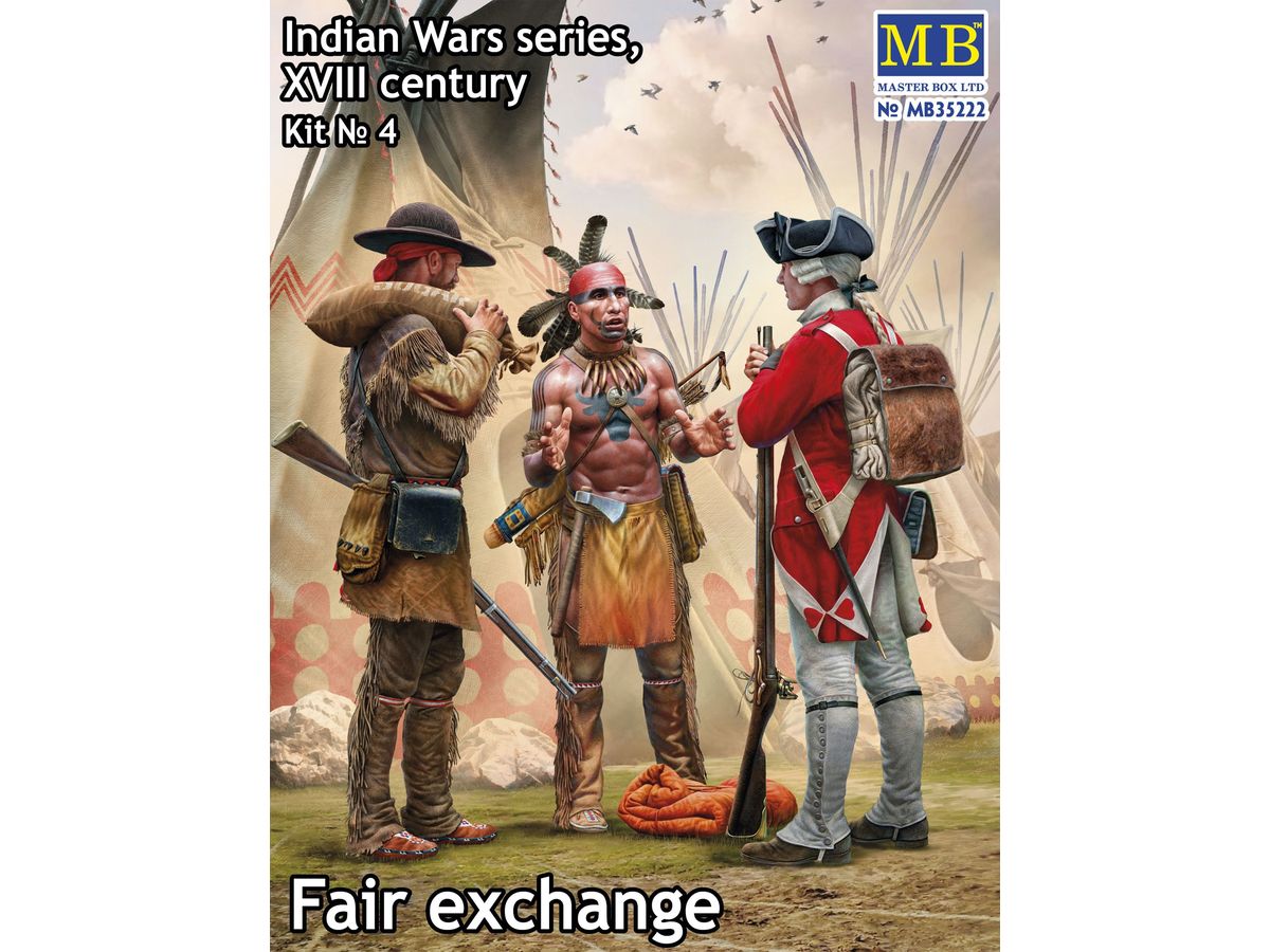 Indian Wars Series, XVIII century. Kit No. 4. Fair exchange