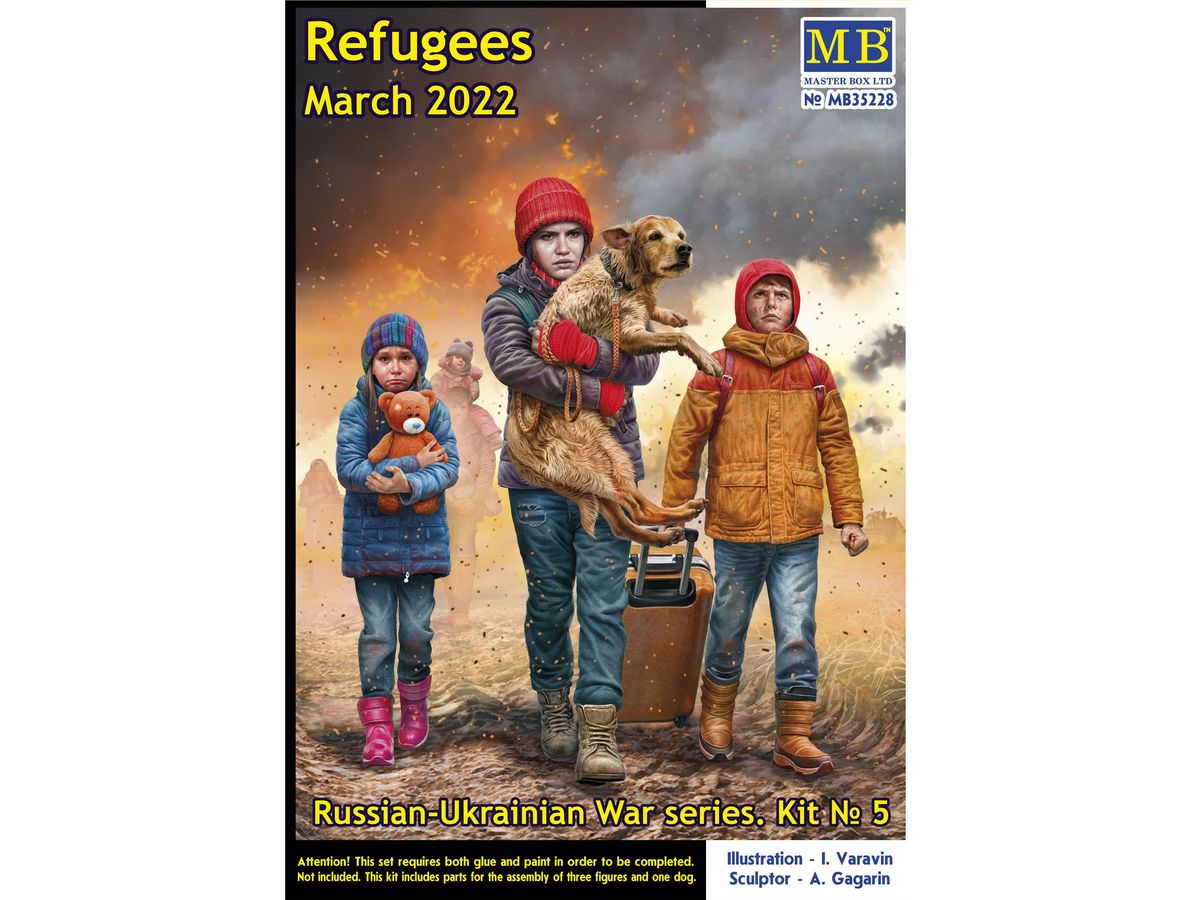 Russian-Ukrainian War series, Kit No. 5. Refugees, March 2022