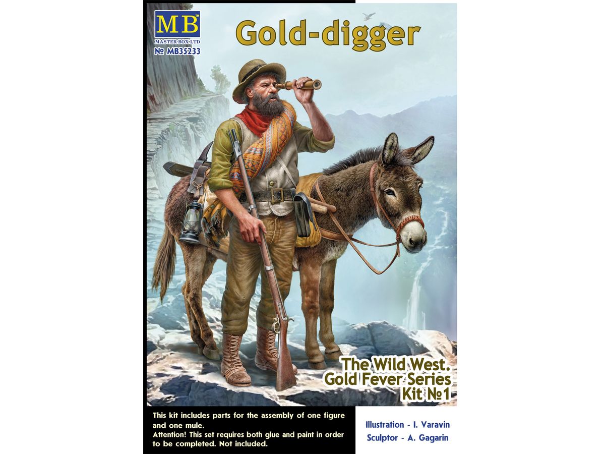 The Wild West. Gold Fever Series. Kit No 1. Gold-Digger