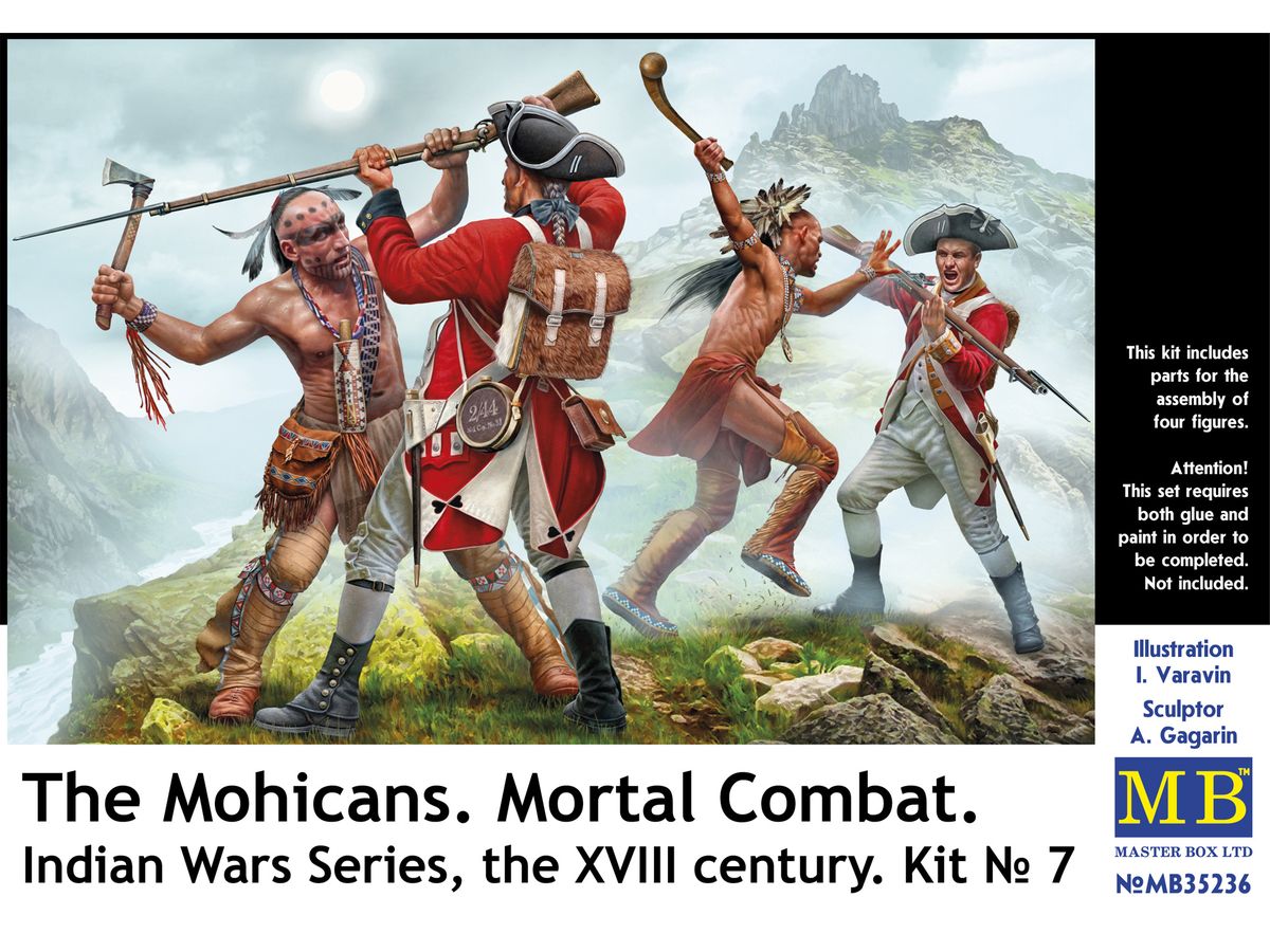 The Mohicans. Mortal Combat. Indian Wars Series, The XVIII Century. Kit No 7