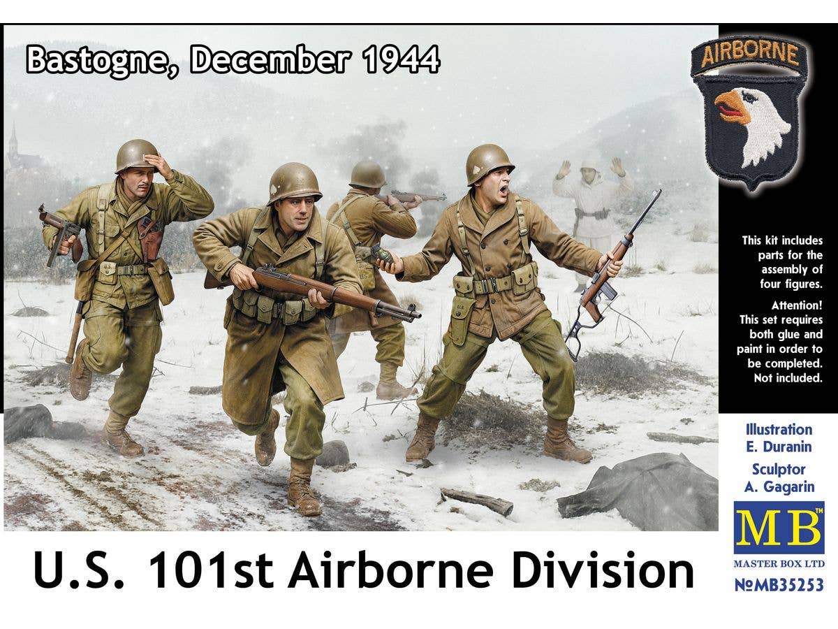 U.S. 101st Airborne Division. Bastogne, December 1944
