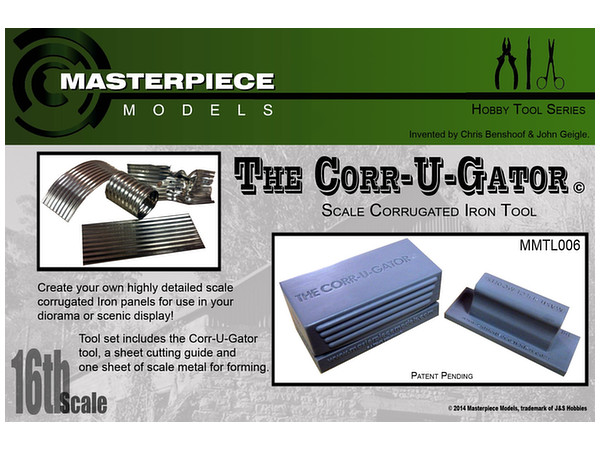 The Corr-U-Gator Scale Corrugated Iron Tool