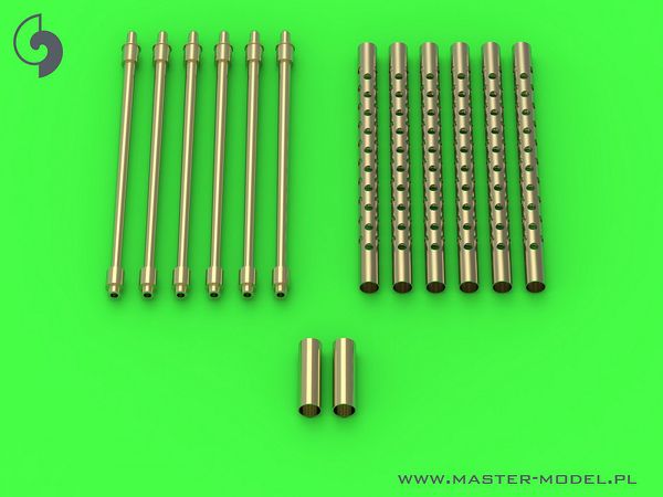 WWII American F6F Hellcat Initial Weapon (Browning .50 Caliber (12.7mm) Machine Gun Barrel with Perforated Cooling Tube)