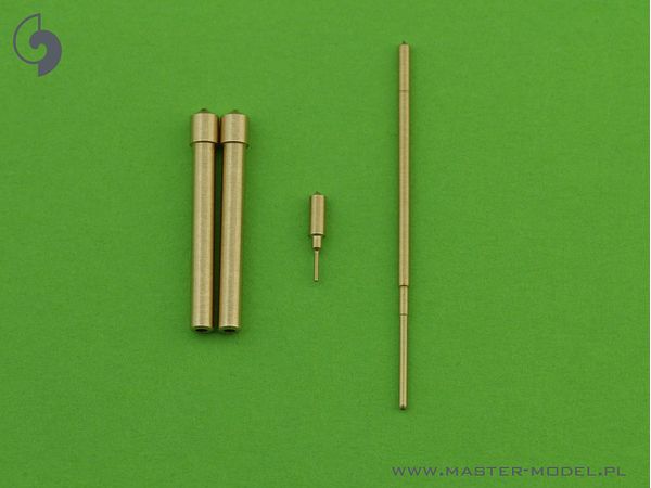 WWII German He162 Salamander Weapon/Detail Set (MG151 Muzzle/Nose Gear Indicator/Pitot Tube)