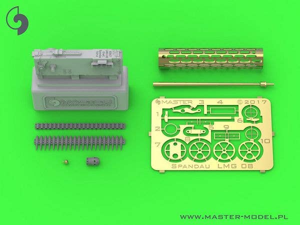 WWI Germany Spandau LMG 08 with Cooling Tube Ver.2 (1 piece)