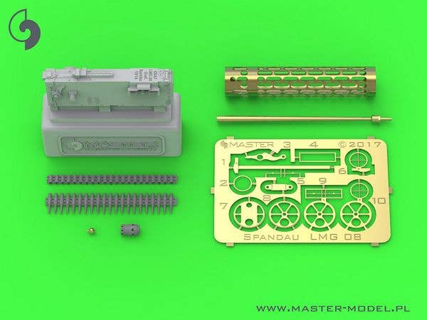 WWI Germany Spandau LMG 08 with Cooling Cylinder Ver.3 (1 piece)