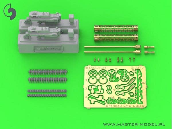 WWI Germany Spandau LMG 08/15 Machine Gun Complete kit (2 pieces)