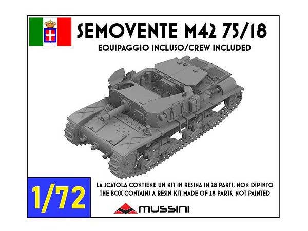 Semovente M42 75/18 (Equipaggio Incluso/Crew Included)