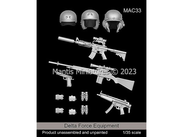 Modern American Delta Force Equipment Set (13 pieces)