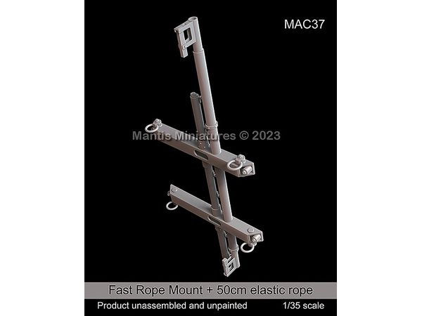 Current Use America Fast Rope Mount with 50cm Telescopic Rope (for UH-60 Blackhawk)