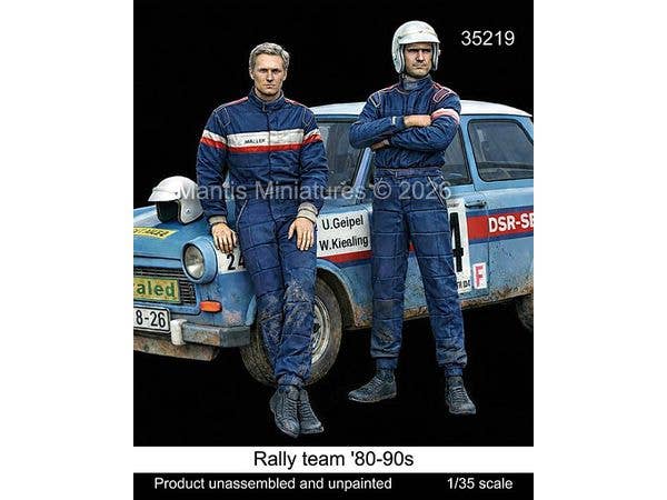 Rally Team '80-90s Driver/Pilot Set (2pcs)
