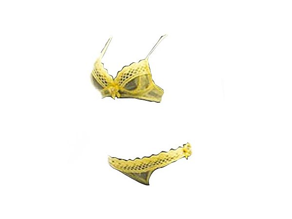 Sexy Lingerie Series Lemon Yellow