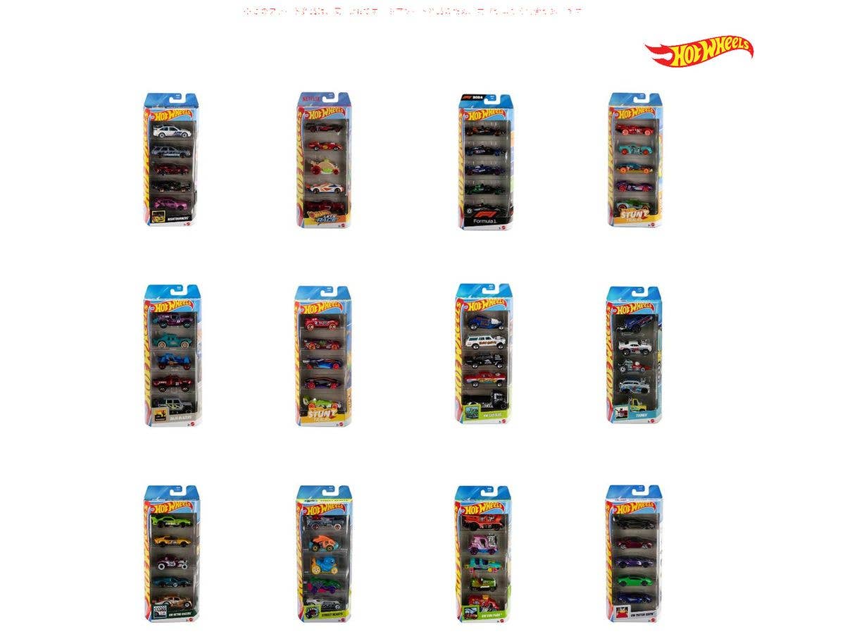 Hot Wheels 5-Car Pack Assortment (1 Box 12pcs) (Waiting List)