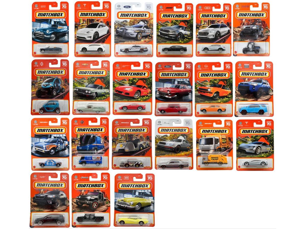 MatchBox Basic Car Assortment 1Box 24pcs (30782-980Q)