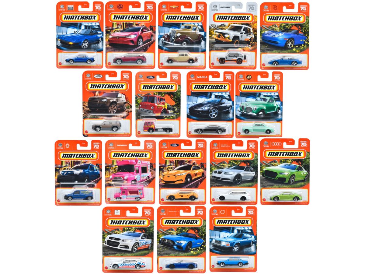 Matchbox Basic Car Assortment 1Box 24pcs (30782-980U)
