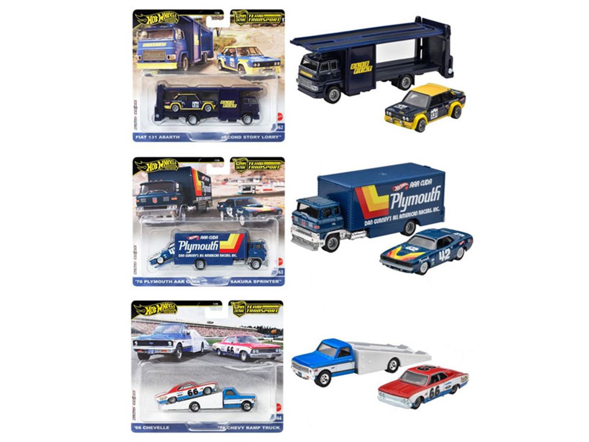 Hot Wheels Team Transport Assortment 1Box 4pcs (FLF56-987A)