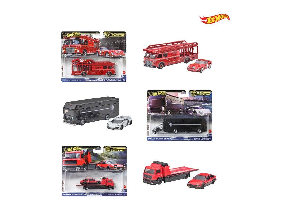 Hot Wheels Team Transport Assortment 1 Box 4Pcs