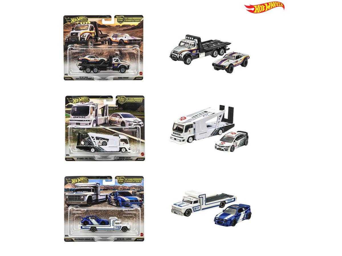 Hot Wheels Team Transport Assortment 1 Box (4 pieces) (Waiting List)