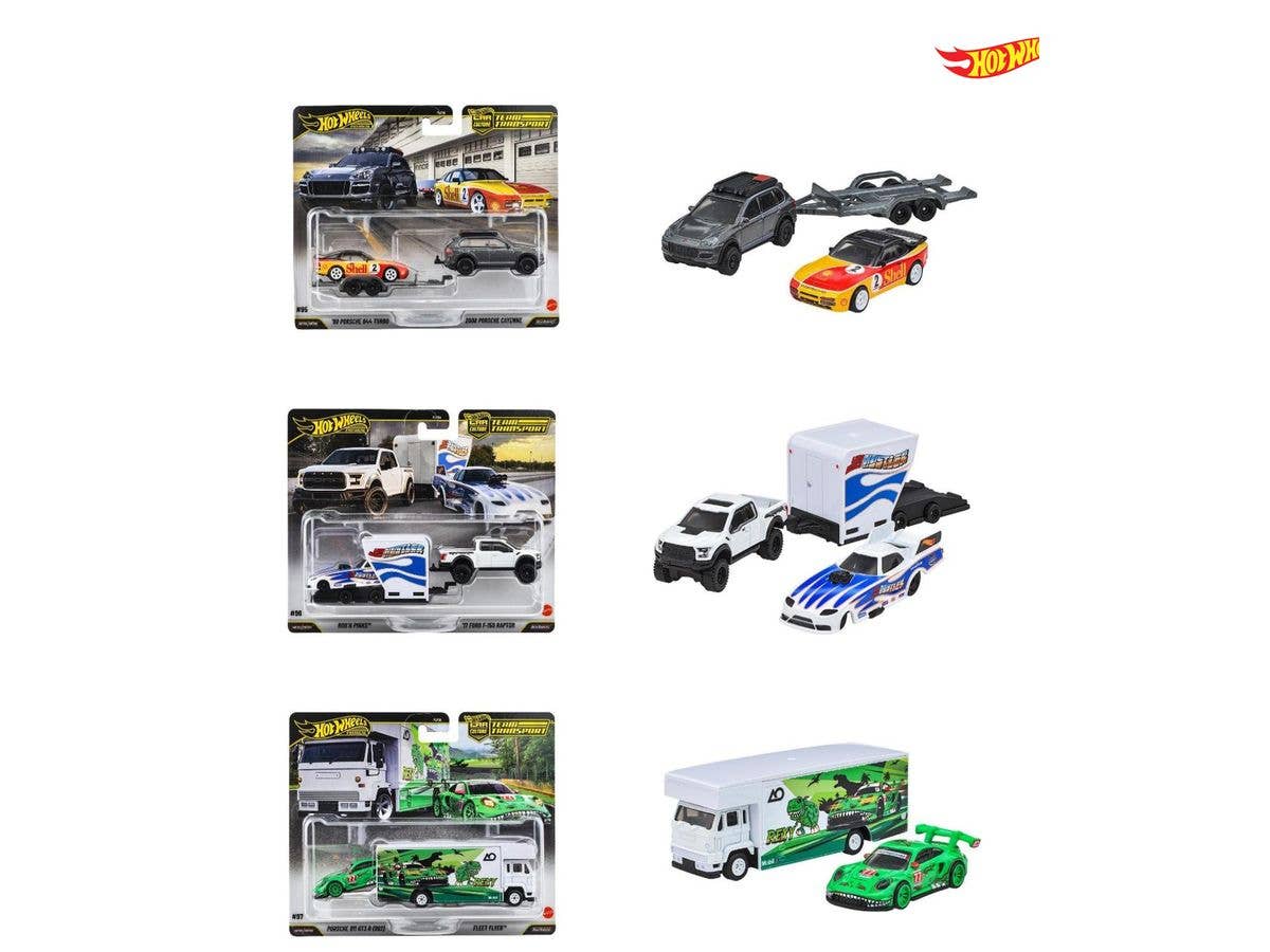Hot Wheels Team Transport Assortment 1 Box (4 pieces)