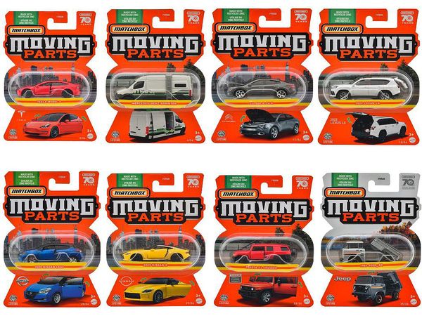 MatchBox Moving Parts Assorted 1Box 8pcs (FWD28-988G)