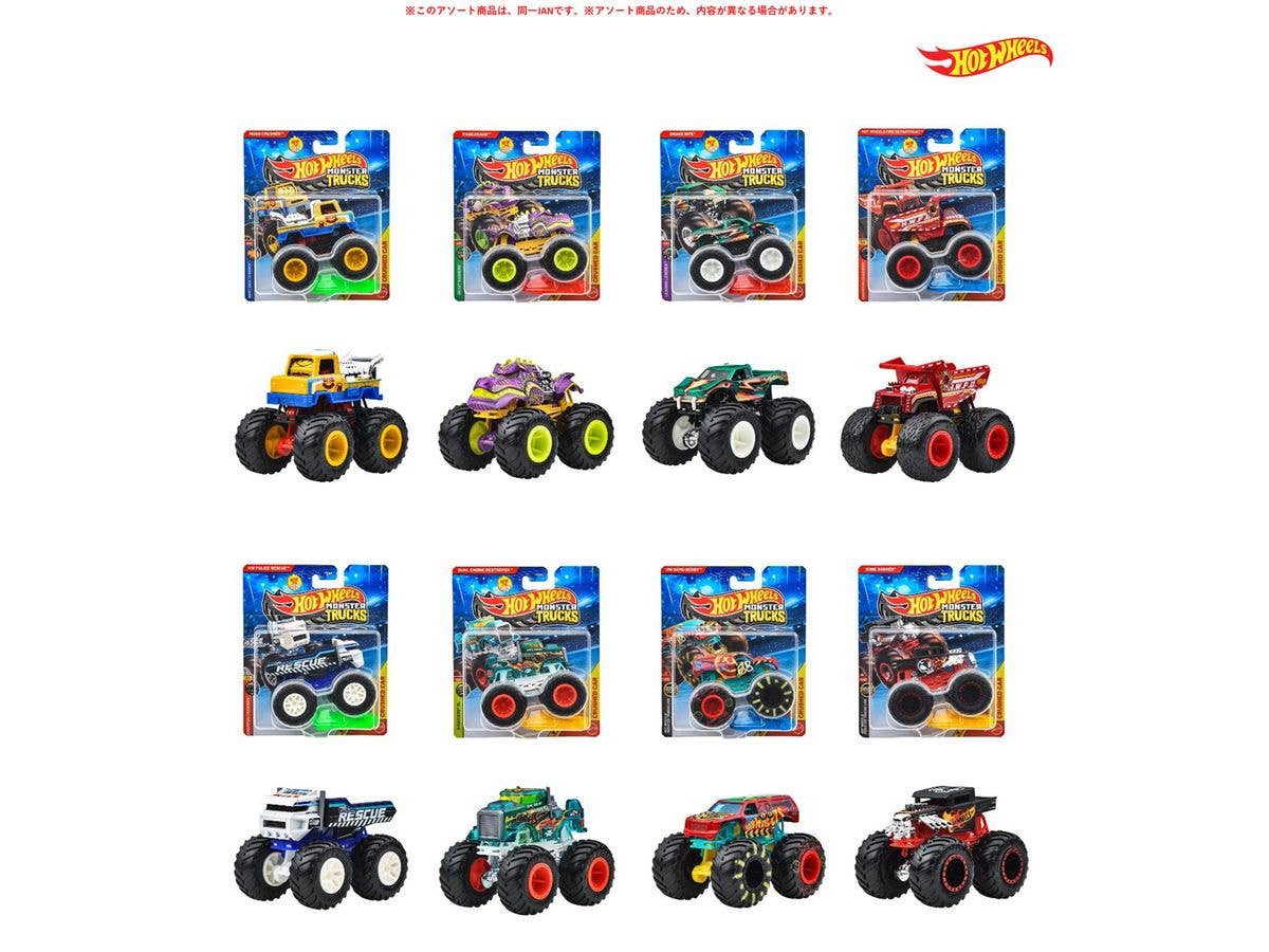 Hot Wheels Monster Truck 1:64 Assortment 1 Box 8 Pieces (Waiting List)