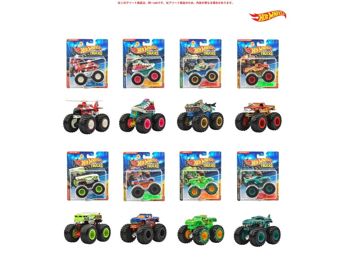 Hot Wheels Monster Truck 1:64 Assortment 1 Box 8 Pieces (Waiting List)