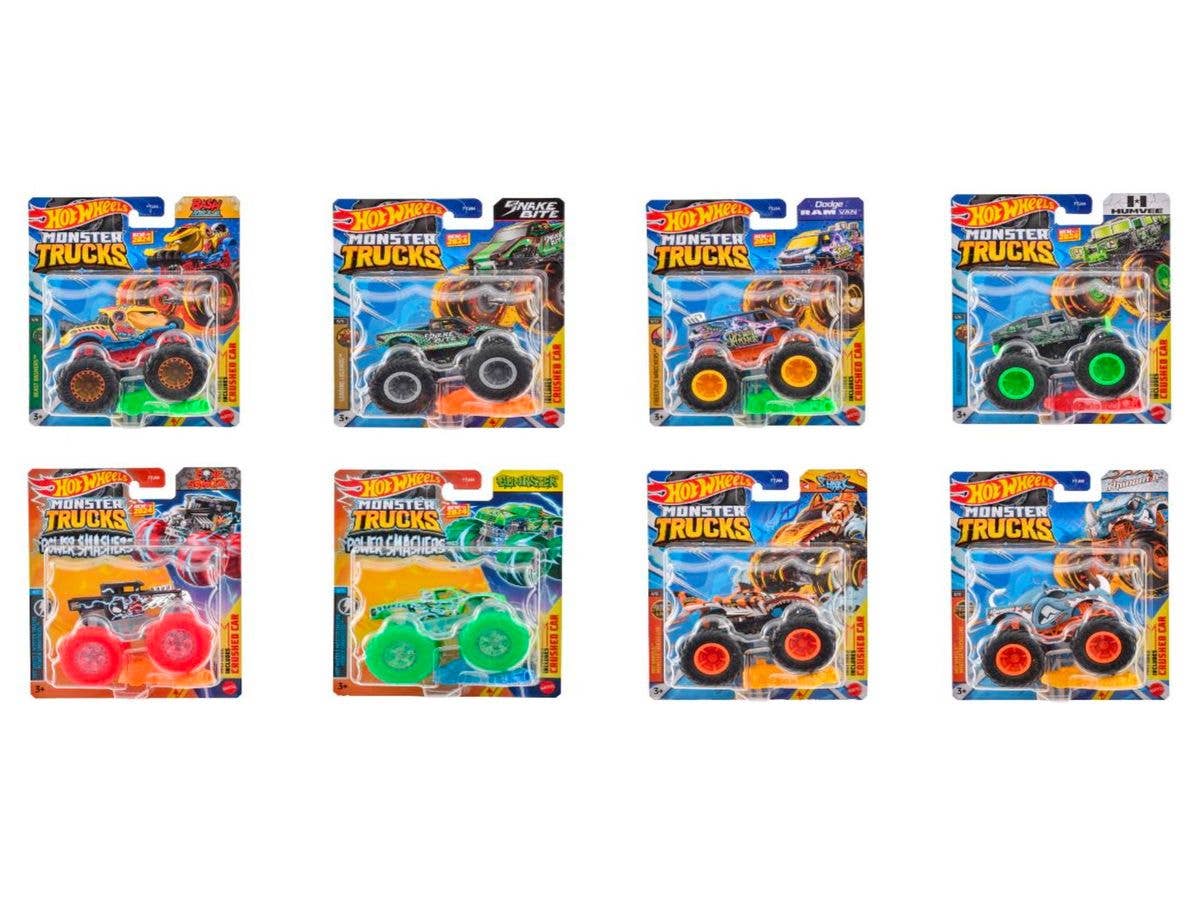 Hot Wheels Monster Truck Assortment: 1Box (8pcs) (Waiting List)