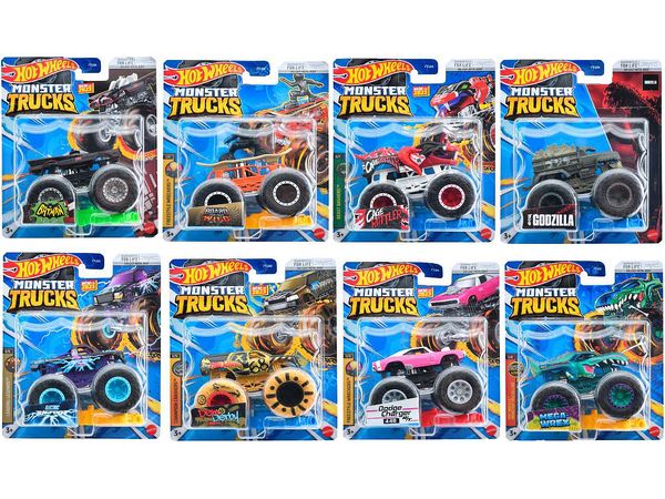 Hot Wheels Monster Truck Assorted 1Box 8pcs (FYJ44-987M)