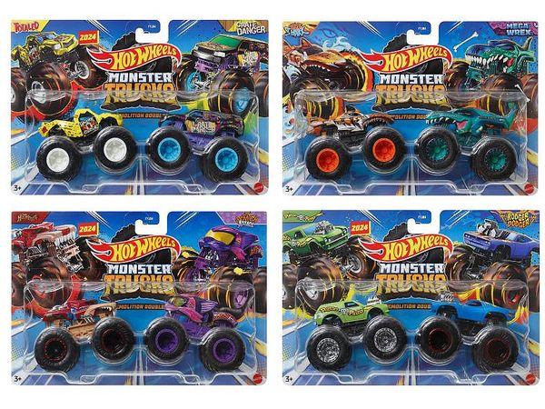Hot Wheels Monster Truck 2 Pack Assortment 1Box 8pcs (FYJ64-986P)
