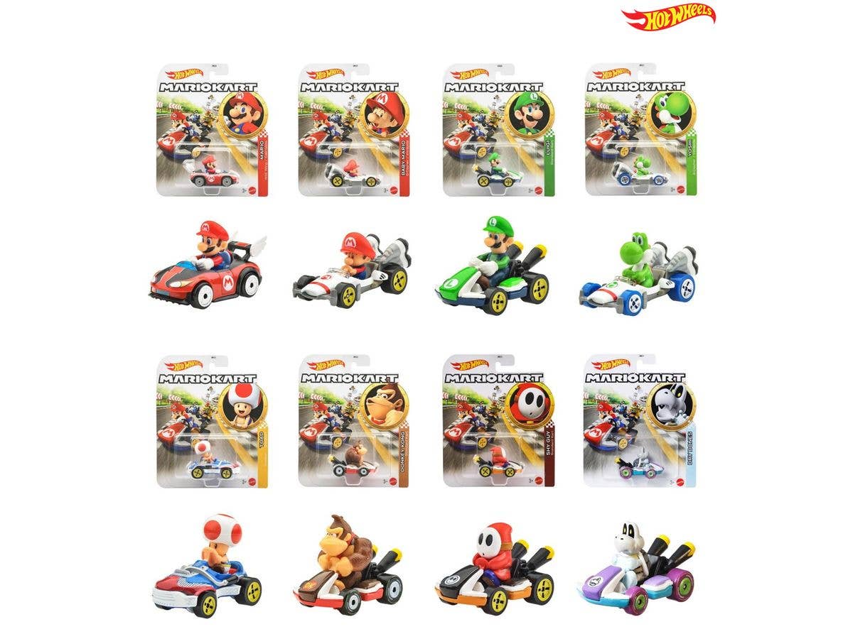 HW Mario Kart Assortment 1 Box 8Pcs (Waiting List)