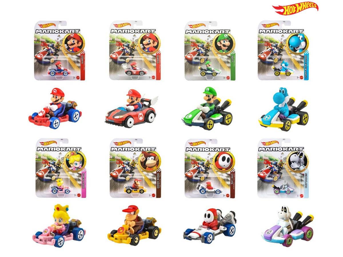HW Mario Kart Assortment 1 Box 8pcs (Waiting List)