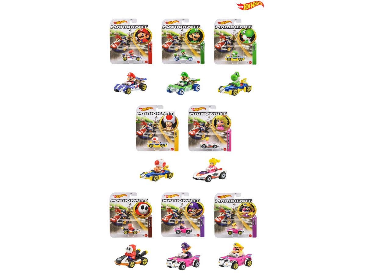 Hw Mario Kart Assortment 1 Box 8Pcs (Waiting List)