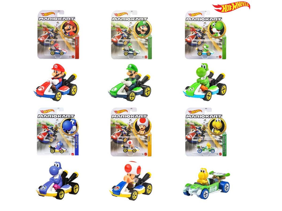 HW Mario Kart Assortment 1 Box 8pcs