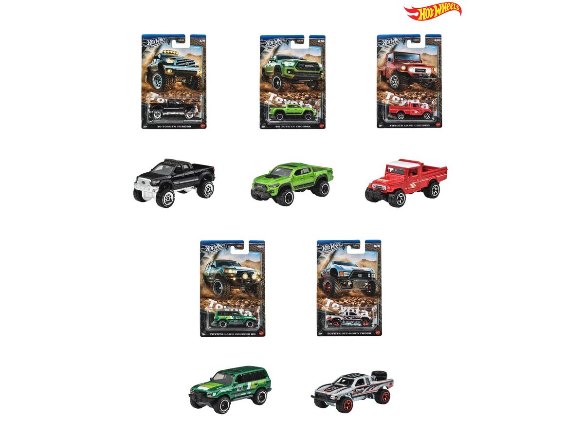 Hot Wheels Theme Automotive Assortment - Toyota Trucks 1Box 10Pcs (Waiting List)