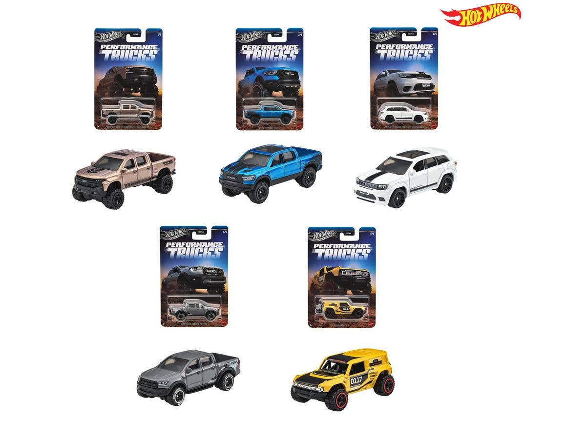 Hot Wheels Themed Automotive Assortment - Performance Tracks 1 Box (10pcs) (Waiting List)