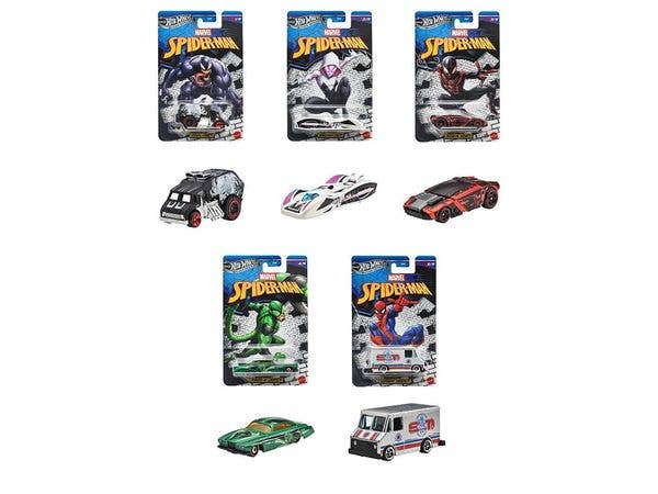 Hot Wheels Entertainment Theme Assortment - Spider-Man 1 Box 10pcs (Waiting List)