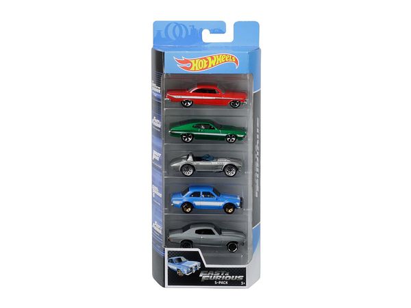 Hot Wheels Fast & Furious 5 Car Pack