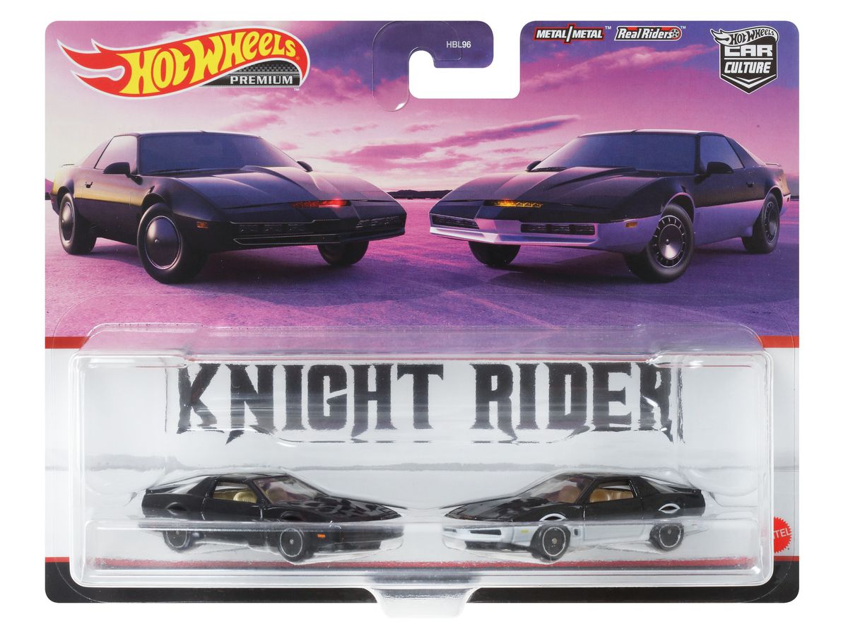 Hot Wheels Premium 2 Pack Knight Rider K.I.T.T / K.A.R.R