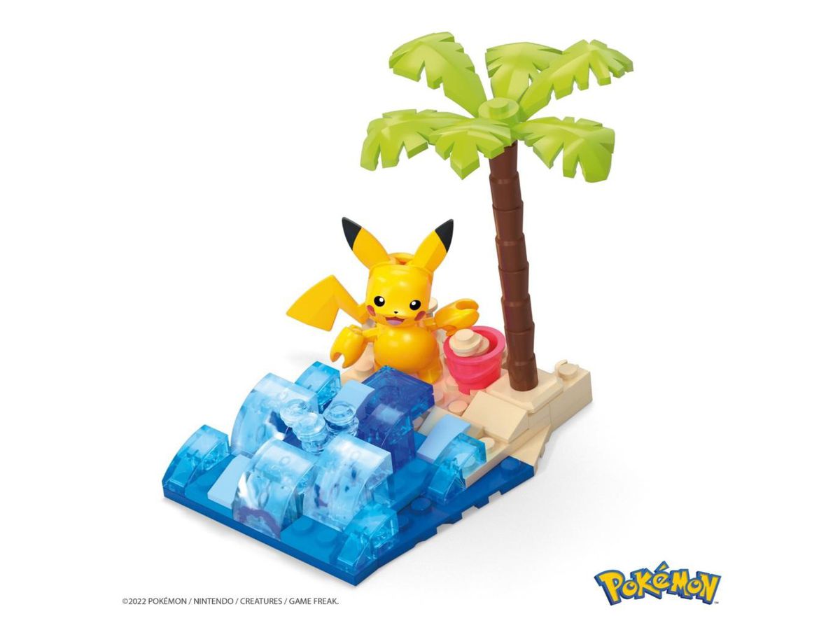 MEGA Pokemon Adventure World Splash on the Beach with Pikachu and Every Adventure!