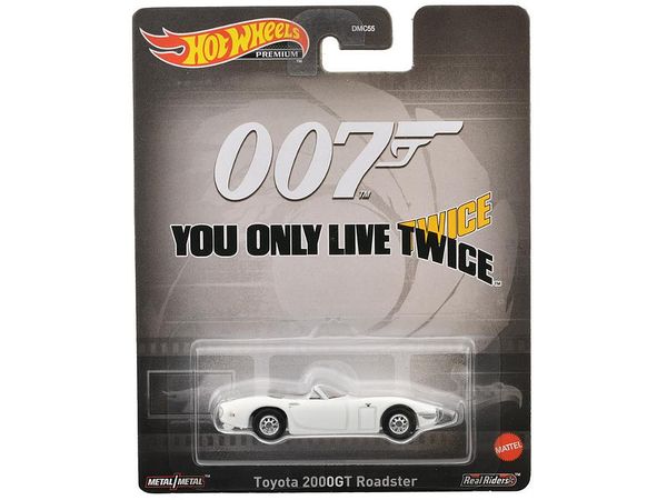 Hot Wheels Retro Entertainment 007 You Die Twice - Toyota 2000GT Roadster (HKC27)