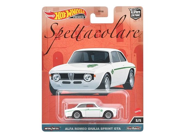 Hot Wheels Car Culture Spettacorale Alfa Romeo Giulia Sprint GTA (HKC50)