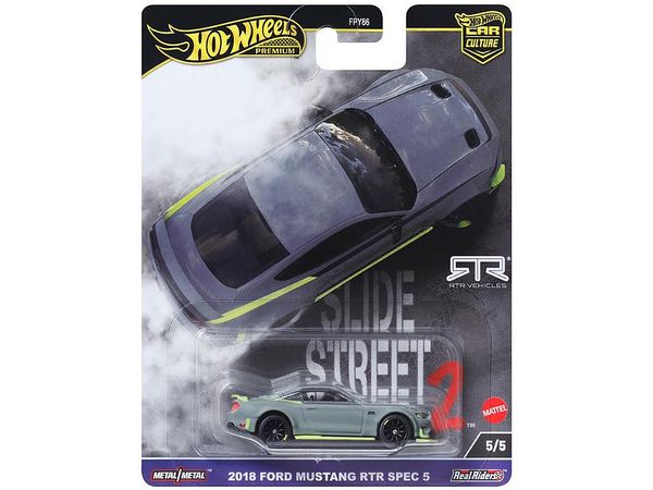 Hot Wheels Car Culture Slide Street 2018 Ford Mustang RTR Spec 5 (HKC85-9866)